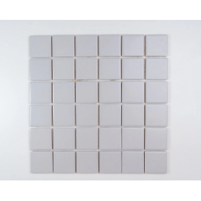 2X2 GREY SQUARE MATTE PORCELAIN MOSAIC - porcelain tile